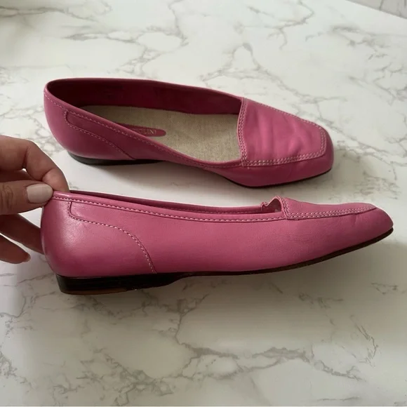 Enzo Angiolini | Pink Slip On Flats - Picture 8 of 9
